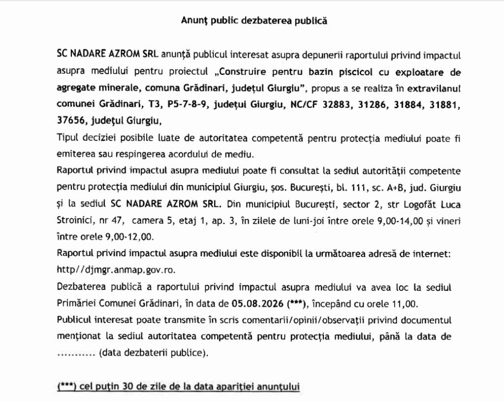 Anunt nou iepuresti
